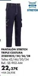 Coinfer Stretch - pantalón stretch triple costura oferta
