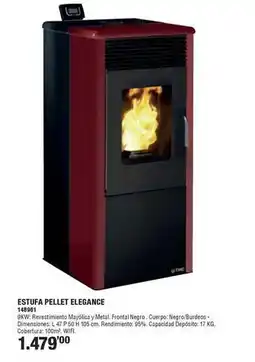 Ferrcash Estufa pellet elegance 148961 oferta