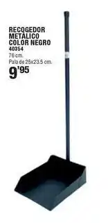 Ferrcash Recogedor metalico color negro 40354 oferta