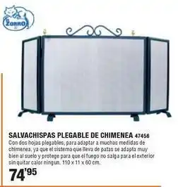 Ferrcash Salvachispas plegable de chimenea 47456 oferta