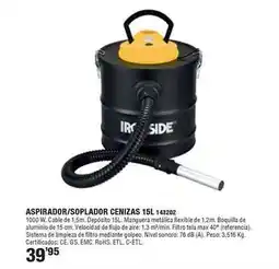 Ferrcash Aspirador/soplador cenizas 143202 oferta