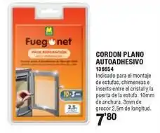 Ferrcash Fuegonet - cordon plano autoadhesivos 136654 oferta