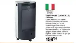 Ferrcash Estufa gas llama azul 23044582 oferta