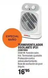 Ferrcash Termoventilador oscilante ip21 23001694 oferta