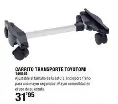 Ferrcash Carrito transporte toyotomi 149049 oferta