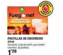 Ferrcash Fuego net - pastillas de encendido 97640 oferta
