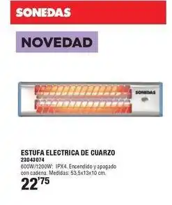 Ferrcash Sonedas - estufa electrica de cuarzo 23043074 oferta