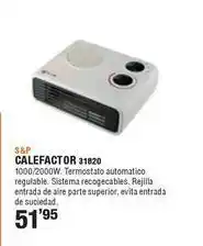 Ferrcash S&p - calefactor 31820 oferta