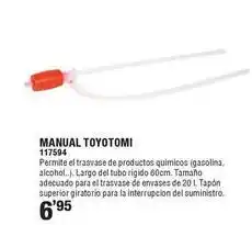 Ferrcash Manual toyotomi 117594 oferta