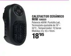 Ferrcash Calefactor ceramico mini 136323 oferta