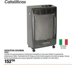Ferrcash Campingaz - catalítica coleman 47441 oferta