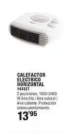 Ferrcash Calefactor electrico horizontal 143327 oferta