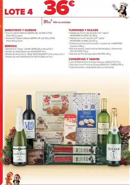 Carrefour Embutidos y quesos/ bebidas/ turrones y dulces/ conservas y varios oferta