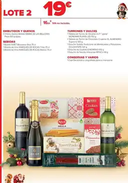 Carrefour Embutidos y quesos/ bebidas/ turrones y dulces/ conservas y varios oferta