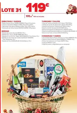 Carrefour Embutidos y quesos bebidas turrones y dulces conservas oferta