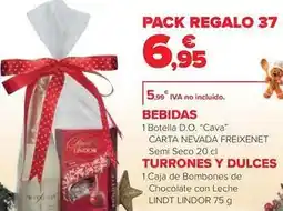 Carrefour Freixenet / lindt - bebidas turrones y dulces oferta