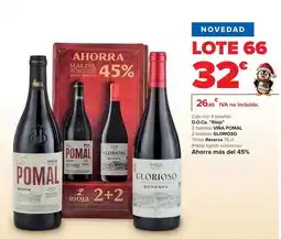 Carrefour Viña pomal / glorioso - d.o.ca. rioja reserva oferta