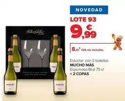 Carrefour Mucho mas - espumoso brut + 2 copas oferta