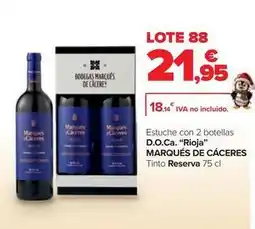 Carrefour Marqués de cáceres - d.o.ca. rioja reserva oferta