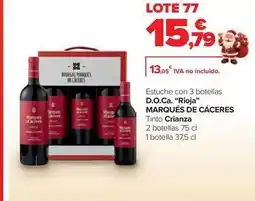 Carrefour Marqués de cáceres - d.o.ca. rioja crianza oferta