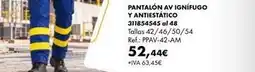 Coinfer Pantalón av ignífugo y antiestático oferta