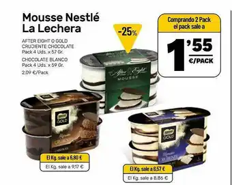 AhorraMas Mousse Nestlé La Lechera oferta