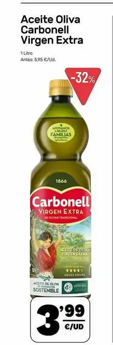 AhorraMas Aceite Oliva Carbonell Virgen Extra oferta