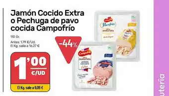 AhorraMas Jamón Cocido Extra O Pechuga De Pavo Cocida Champofrío oferta
