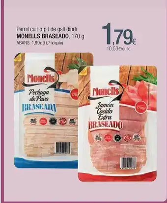 Condis Pernil Cuit O Pit De Gall Dindi Monells Braseado oferta