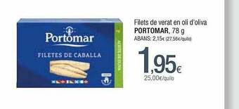 Condis Filets De Verat En Oli D'oliva Portomar oferta