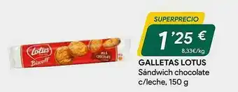 Masymas Galletas Lotus oferta