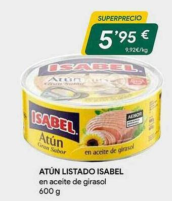 Masymas Atún Listado Isabel En Aceite De Girasol oferta