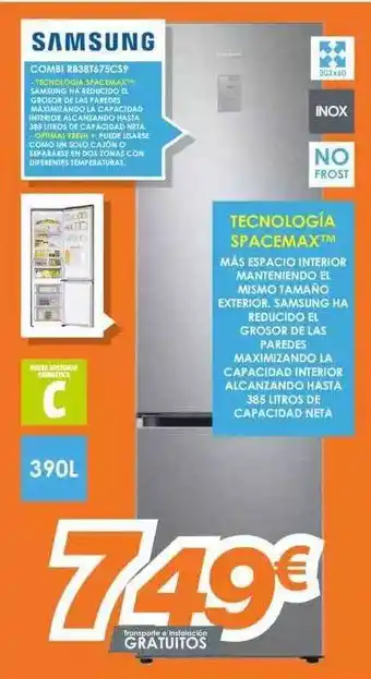 Pascual Martí Samsung Combi R838t675cs9 oferta