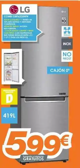 Pascual Martí Lg Combi Gbp62dsnfn oferta