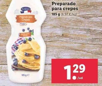 Lidl Preparado para crepes 185g oferta