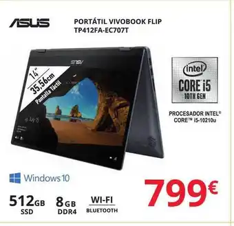 Dynos Informática Asus Portátil Vivobook Flip Tp412fa-ec707t oferta