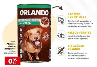 Lidl Orlando Alimento húmedo para perros 1250g oferta
