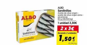 Hiper Usera Albo Sardinillas 82g oferta
