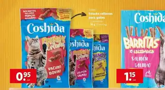Lidl Coshida Snacks rellenos para gatos 70g oferta