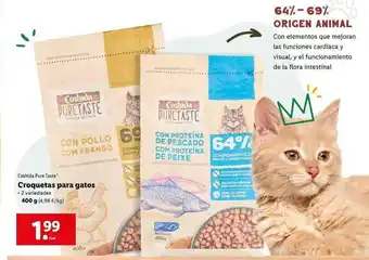 Lidl Coshida Pure Taste Croquetas para gatos 400g oferta