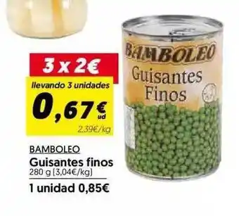 Hiper Usera Bamboleo Guisantes Finos 280g oferta