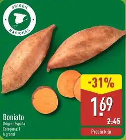 ALDI Boniato oferta