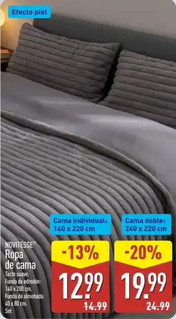 ALDI Novitesse ropa de cama oferta