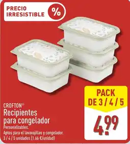 ALDI Crofton recipientes para congelador oferta