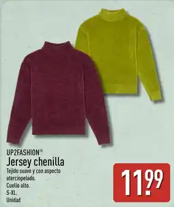 ALDI Up2fashion jersey chenilla oferta