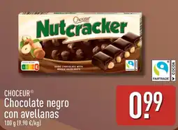 ALDI Choceur chocolate negro con avellanas oferta
