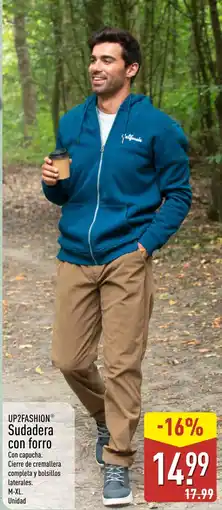 ALDI UP2FASHION Sudadera con forro oferta