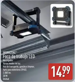 ALDI Workzone foco de trabajo led oferta