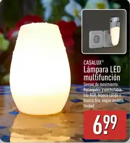 ALDI Casalux lámpara led multifunción oferta