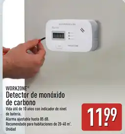 ALDI Workzone detector de monóxido de carbono oferta